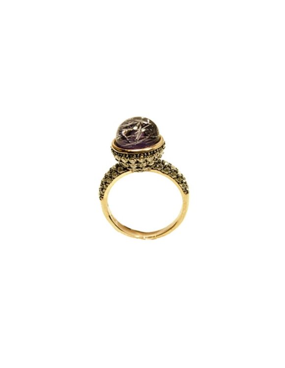 Silver Ring 925, Purple Quartz-0