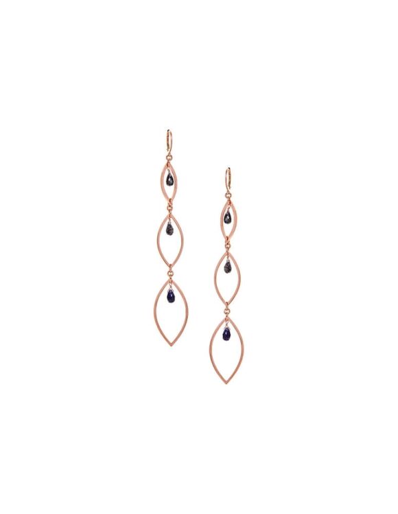 Silver Earrings 925, Quartz-0