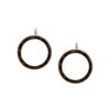 Silver Earrings 925, Horn-0