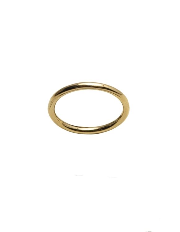 Gold Wedding Ring K18 -0