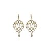 Silver Earrings 925, Zircon-0