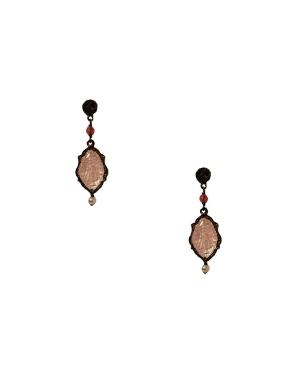 Silver Earrings 925 with Enamel-0