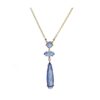 Silver Necklace 925, Crystal-0