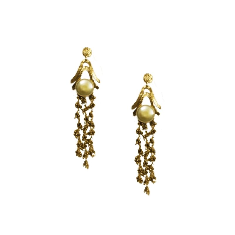 Silver Earrings 925, Pearl-0