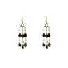 Silver Earrings 925, Onyx-0
