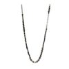 Silver Necklace 925, Onyx-0