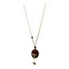 Silver Necklace 925, Onyx-0