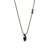 Silver Necklace 925, Diamond 0.01 ct-0