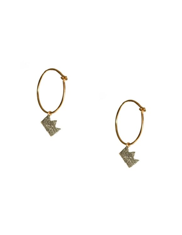 Gold K18 Earrings-0