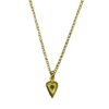 Silver Necklace 925, Emerald-0