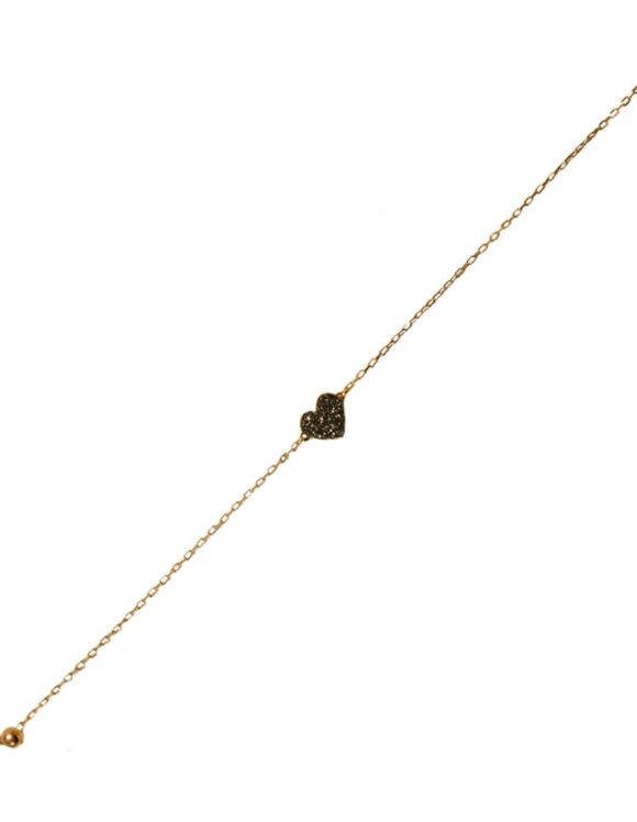 Gold K18 Bracelet, Diamonds-0
