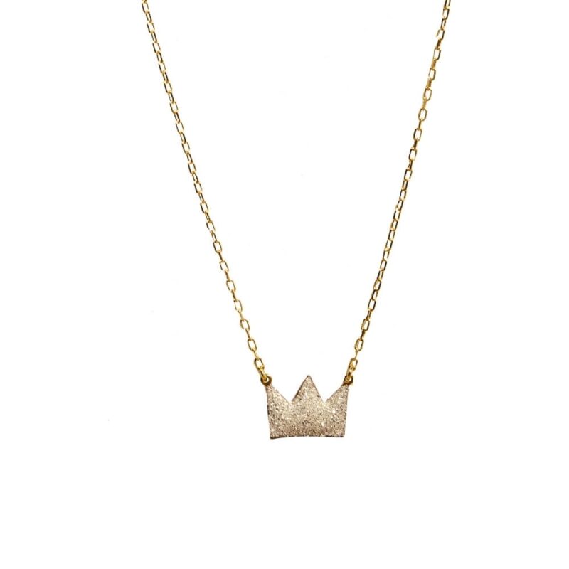 Gold K18 Necklace, Diamonds-0