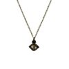 Gold K18 Charm, Diamond 0.08 ct-0