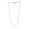 Silver Necklace 925, Diamond 0.01 ct-0