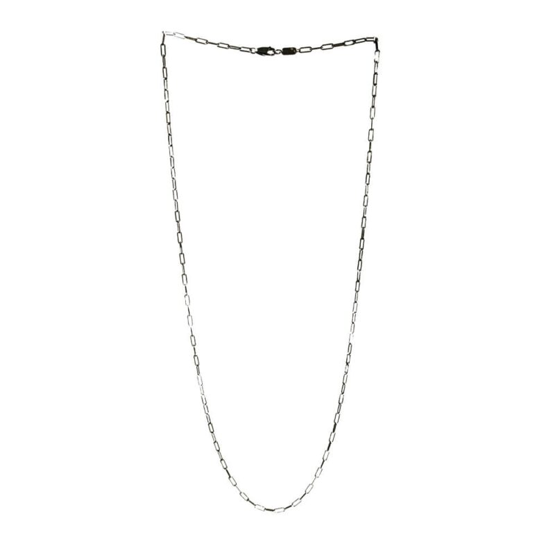 Silver Necklace 925, Diamond 0.01 ct-0