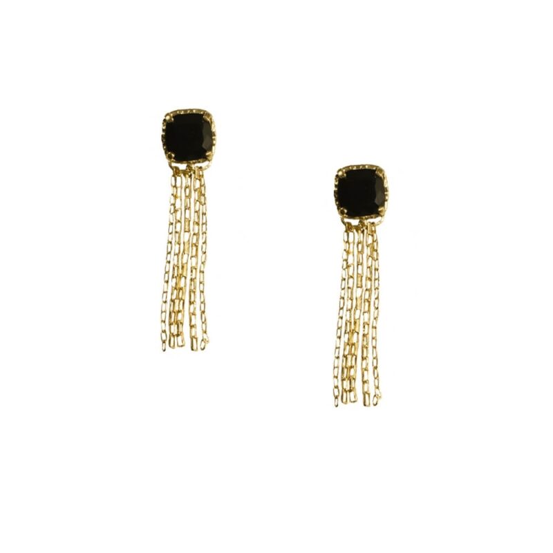 Silver Earrings 925, Quartz-0