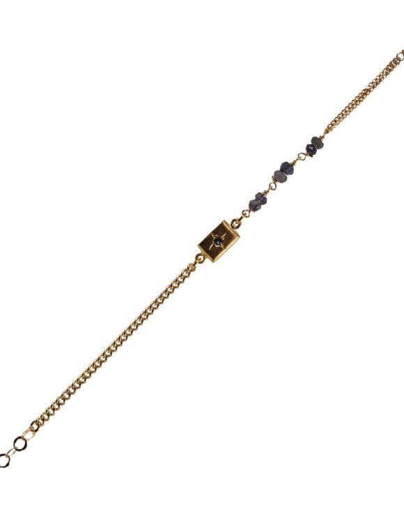 Silver Bracelet 925, Sapphire-0