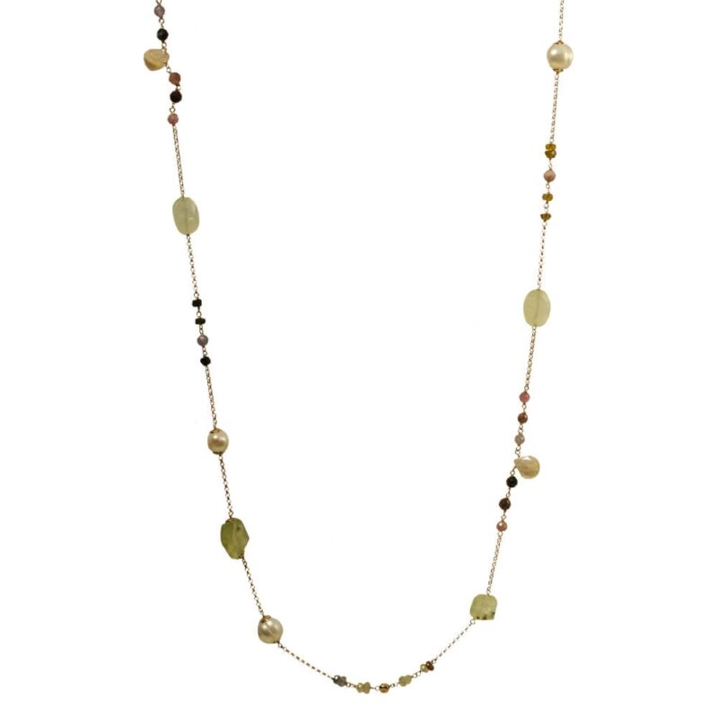 Silver Necklace 925, Pearl-0