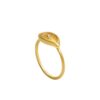 Gold Ring K18, Diamonds 0.04 ct-0