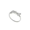 Gold Ring K18, Diamonds 0.13 ct.-0