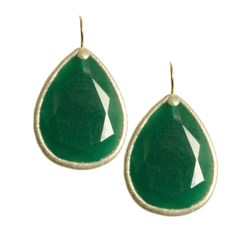Silver Earrings 925, Quartz-0