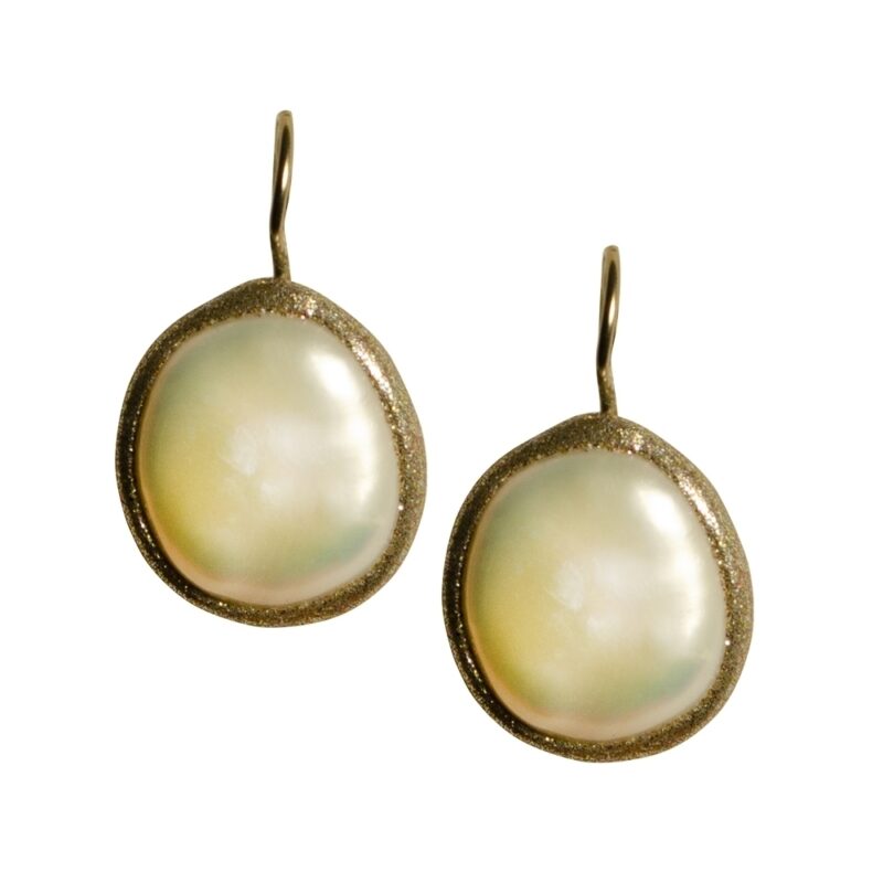 Silver Earrings 925, Pearl-0