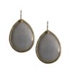 Silver Earrings 925, Quartz-0