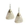 Silver Earrings 925, Quartz-0