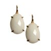 Silver Earrings 925, Agate-0