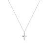 Gold K18 Diamond Cross 0.07 ct. -0