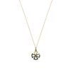 Gold K18 Cross 0.04 ct. -0