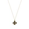 Gold K18 Diamond Cross 0.19 ct.-0