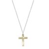 Gold K18 Cross with Pearl-0