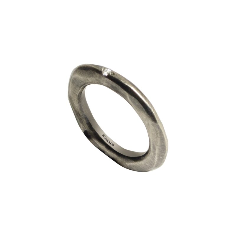Silver Ring 925, Diamond-0