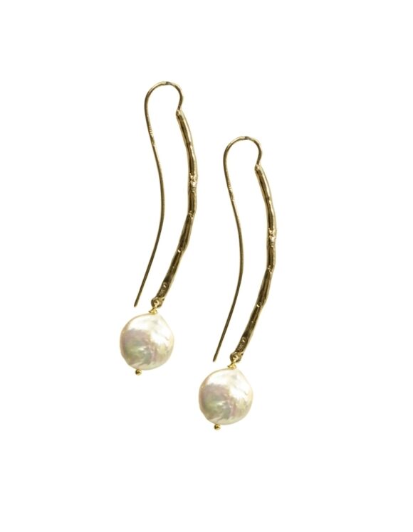 Silver Earrings 925, Pearl-0